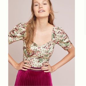 Anthropologie Maeve Alchemy Fitted Blouse